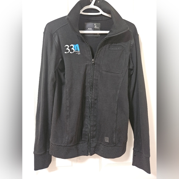 G star raw black mens zippered top - Picture 1 of 7